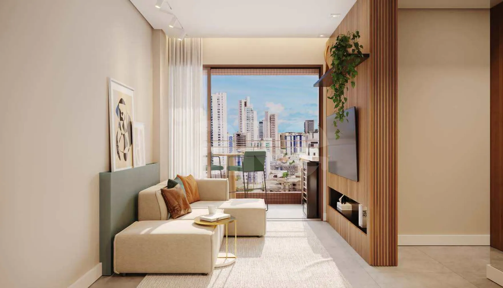 Forte Príncipe - Apartamento com 60,87 m², em Encruzilhada — foto 2