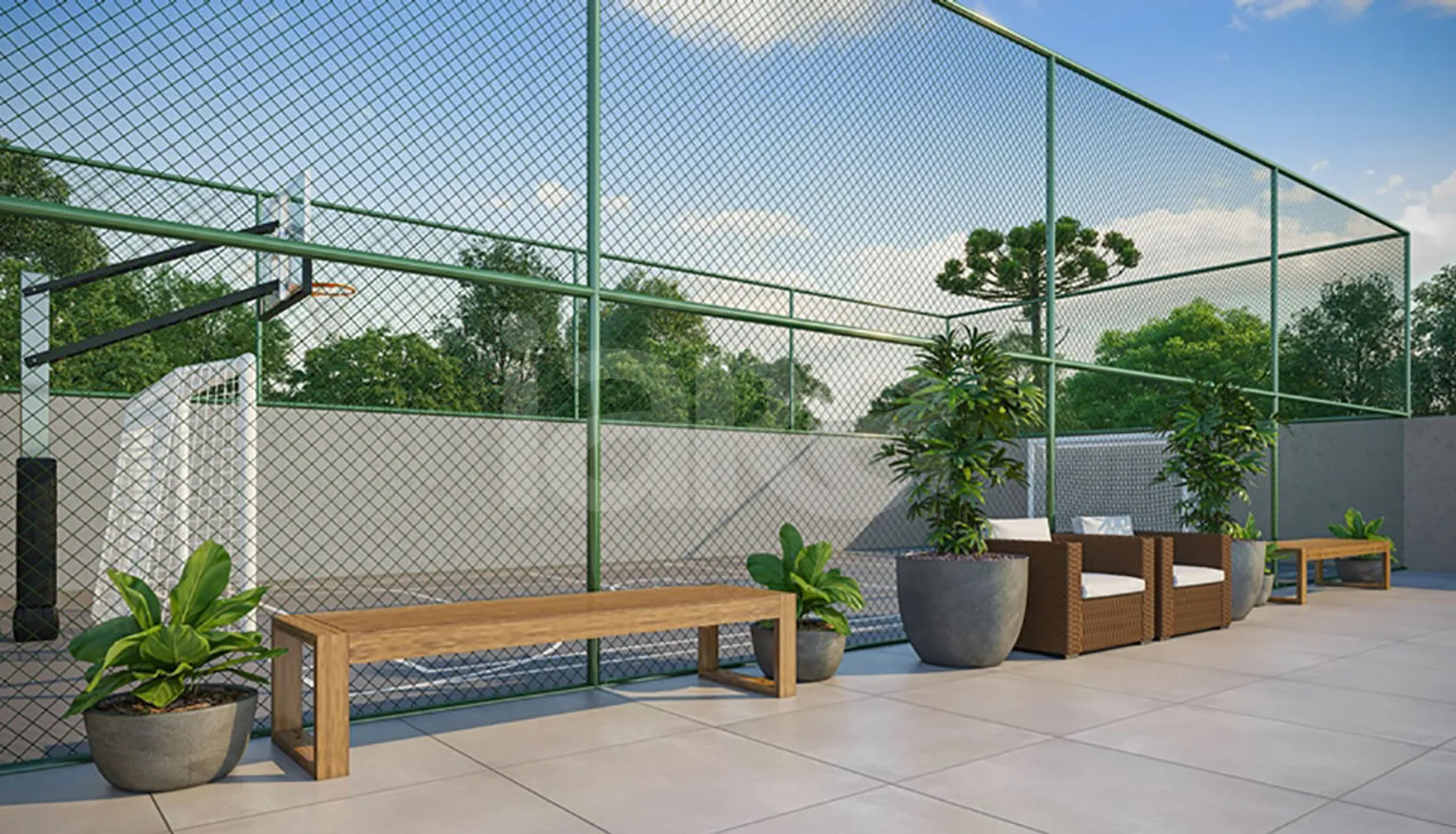 Terrasse Mouvement - Garden com 99,62 m², em Cabral — foto 14