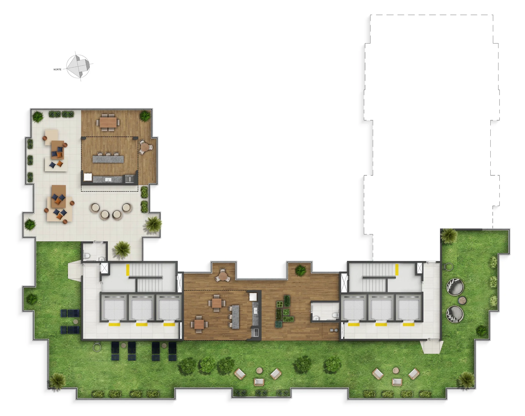 Planta — Pavimento rooftop