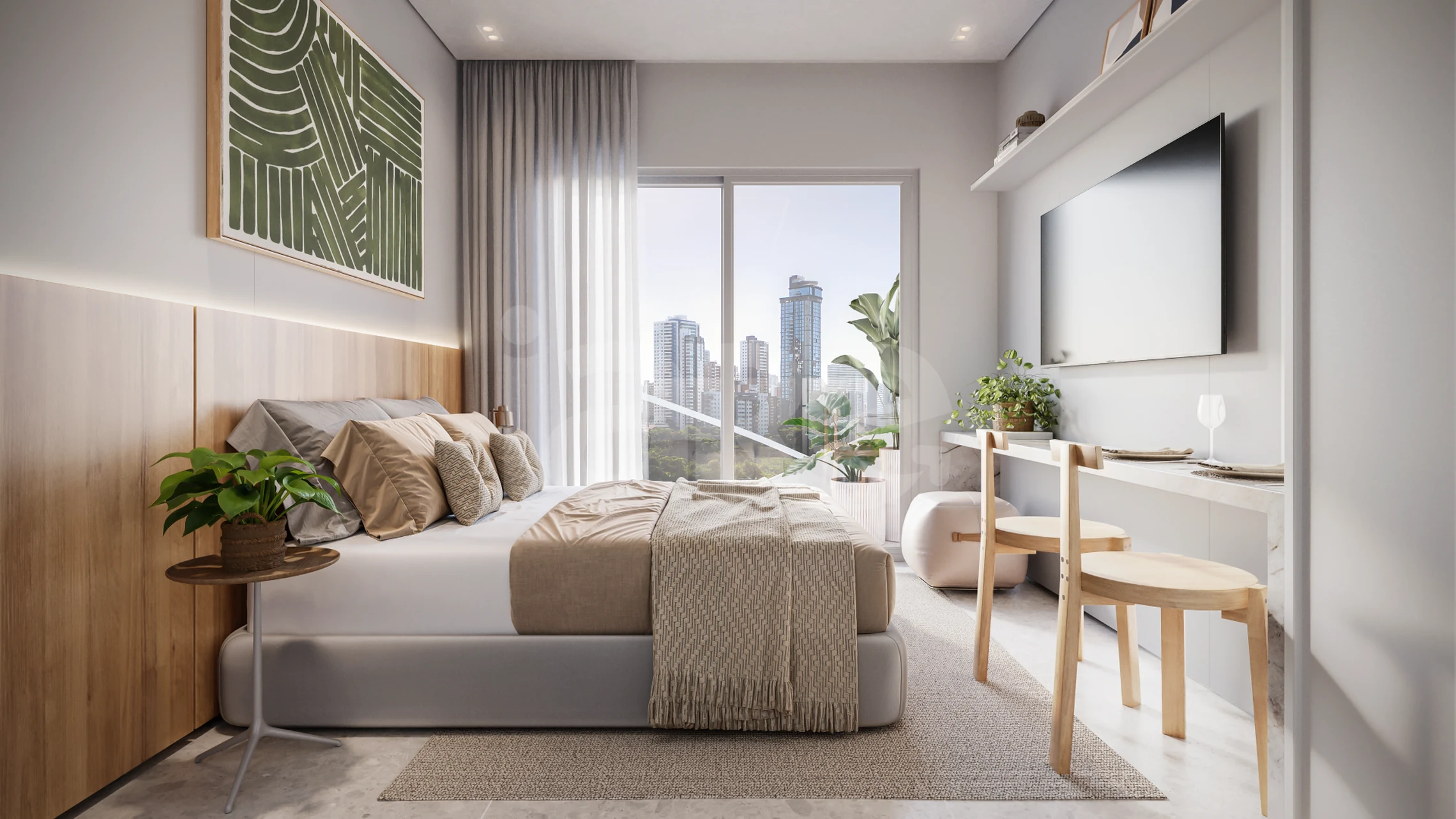 Mares Blanc - Cobertura com 44,6 m², em Cabo Branco — foto 2