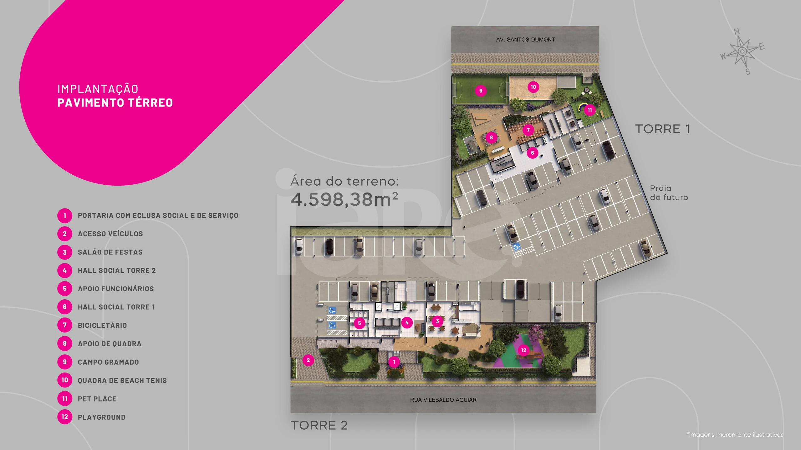 Planta — Implantação Térreo