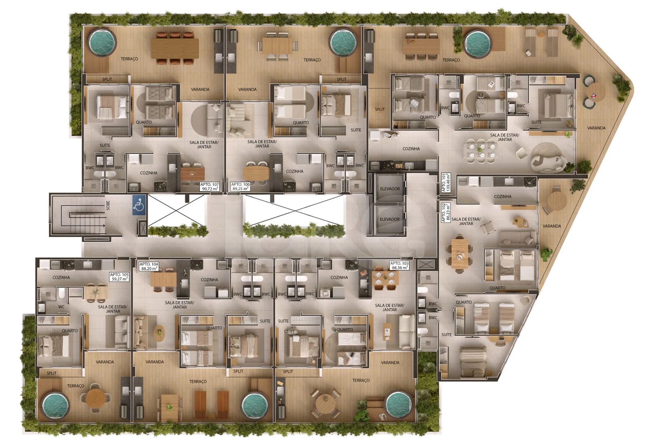 Planta — Pavimento 01