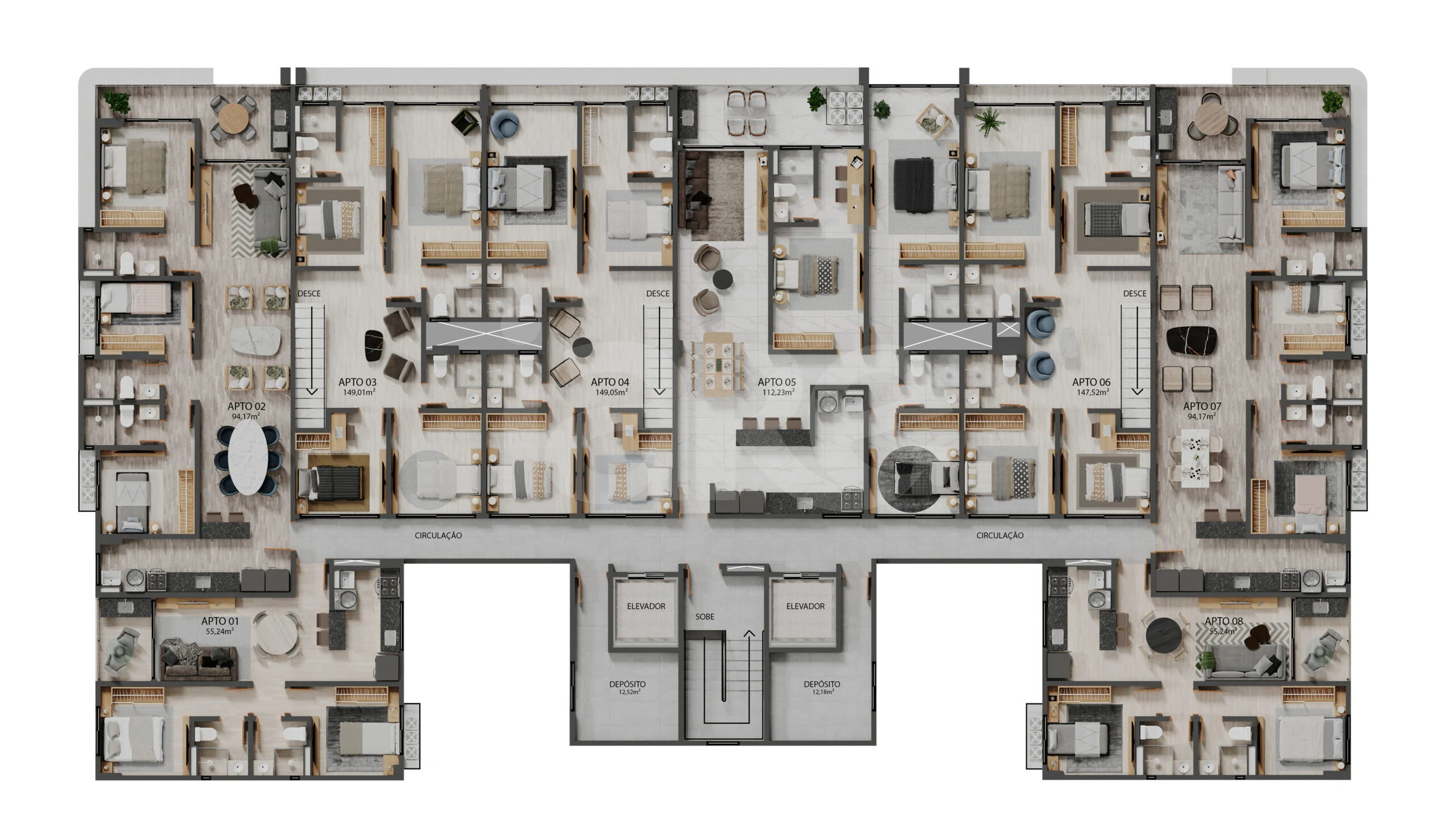 Planta — Pavimento 4
