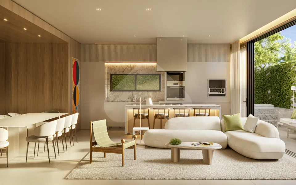 Porto Alto - Apartamento com 91,62 m², em Mercês — foto 8
