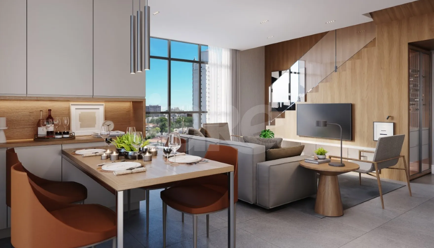 Moní - Apartamento com 34,35 m², em Alto da Glória — foto 2