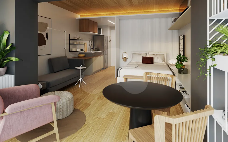 Co.next Liberdade - Studio com 25,39 m², em Liberdade — foto 3