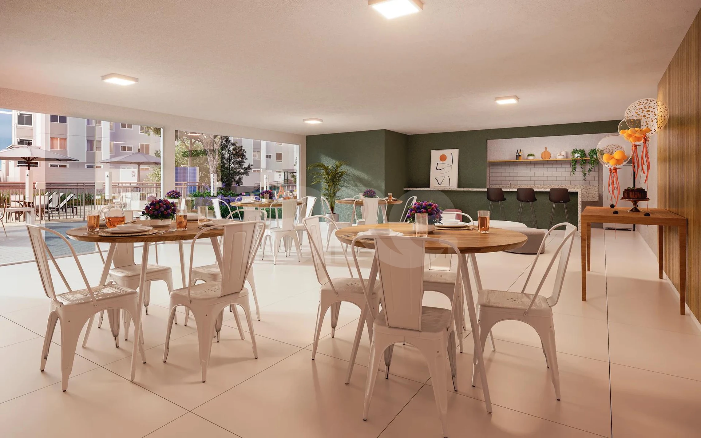 Vitória 3 - Apartamento com 42,78 m², em Campo Grande — foto 6