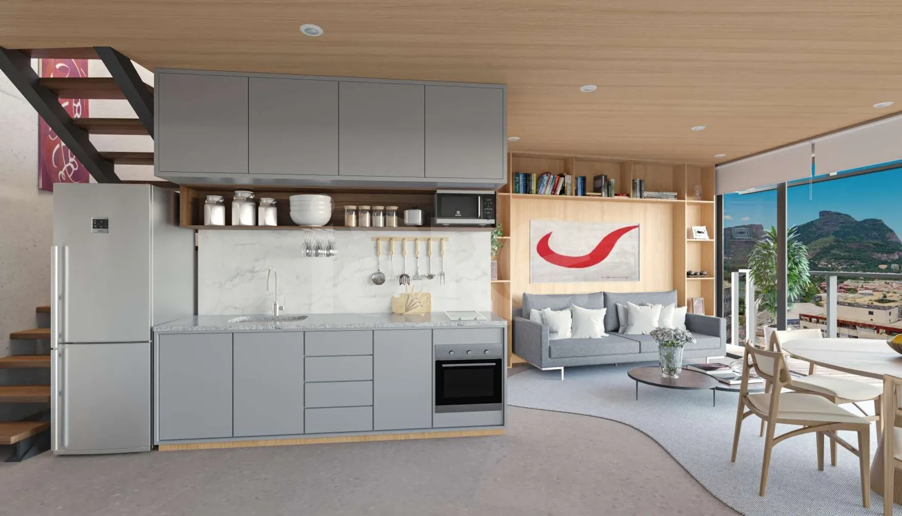 Niemeyer 360° Residences - Studio com 40 m², em Barra da Tijuca — foto 2