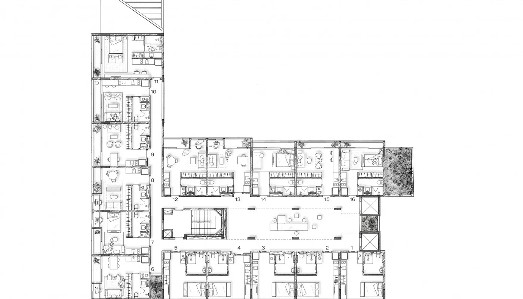 Planta — Pavimento 1