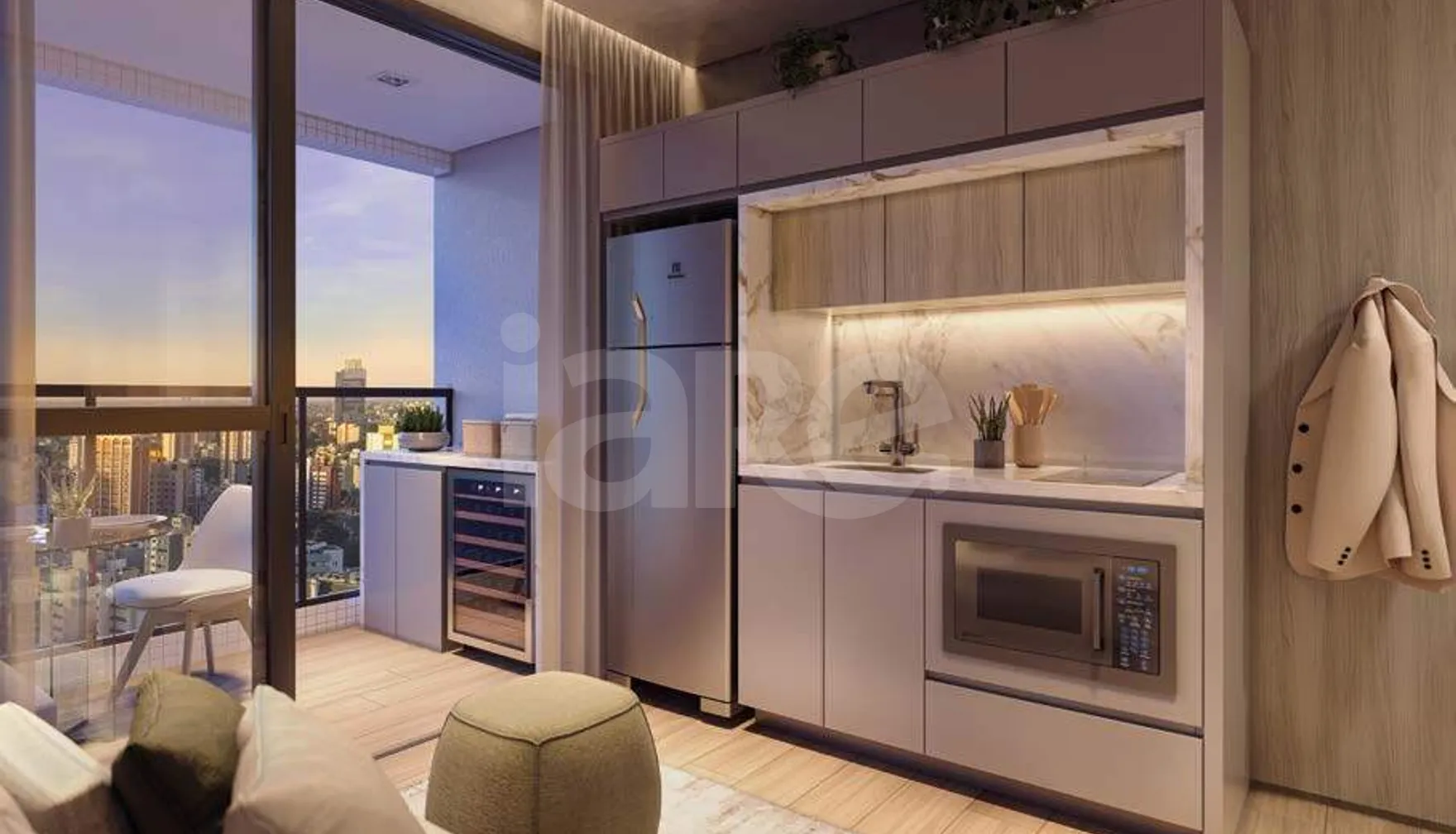 Aya - Apartamento com 39,2 m², em Centro — foto 3