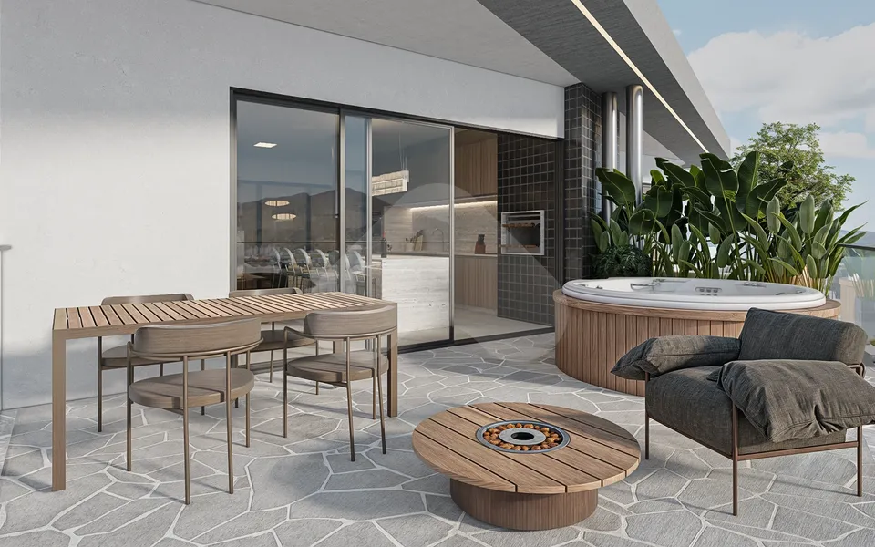 Alpha Residence - Apartamento com 56 m², em Bombas — foto 13