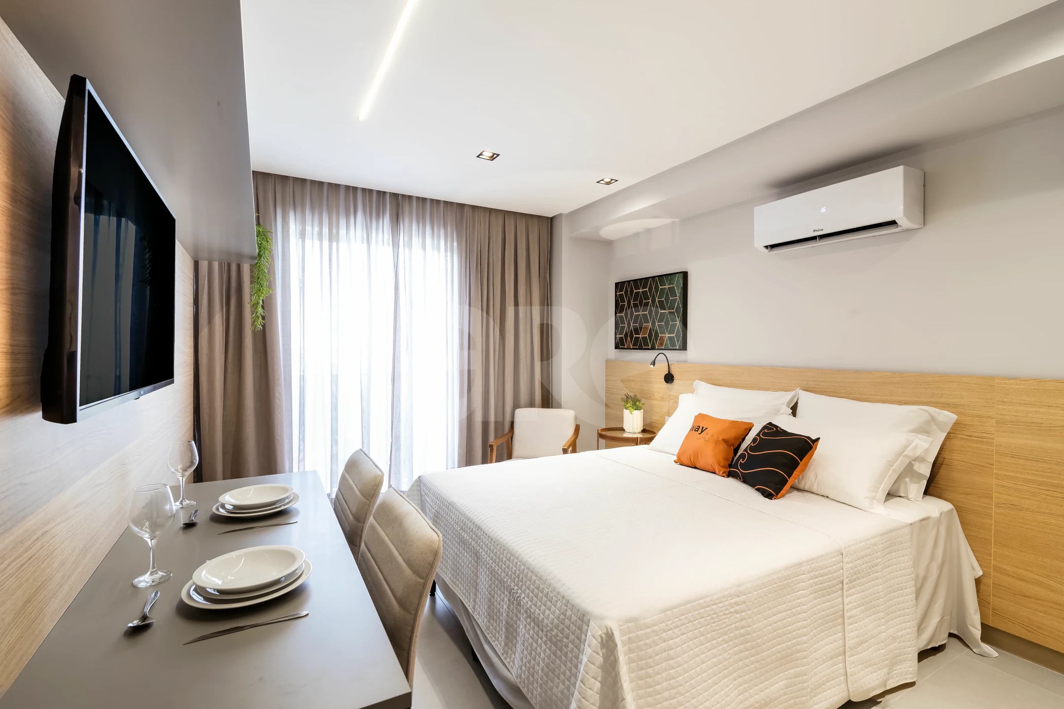 Planta — Studio 30,09 m²