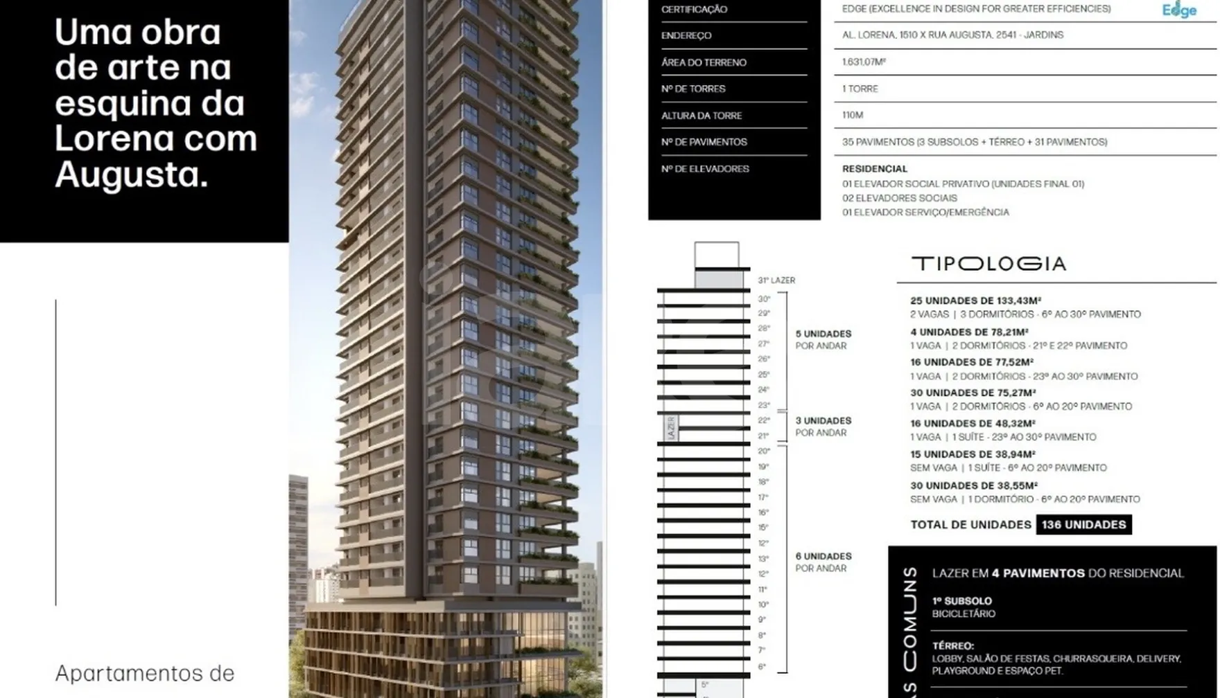 Galeria Lorena - Apartamento com 75,27 m², em Jardim Paulista — foto 4