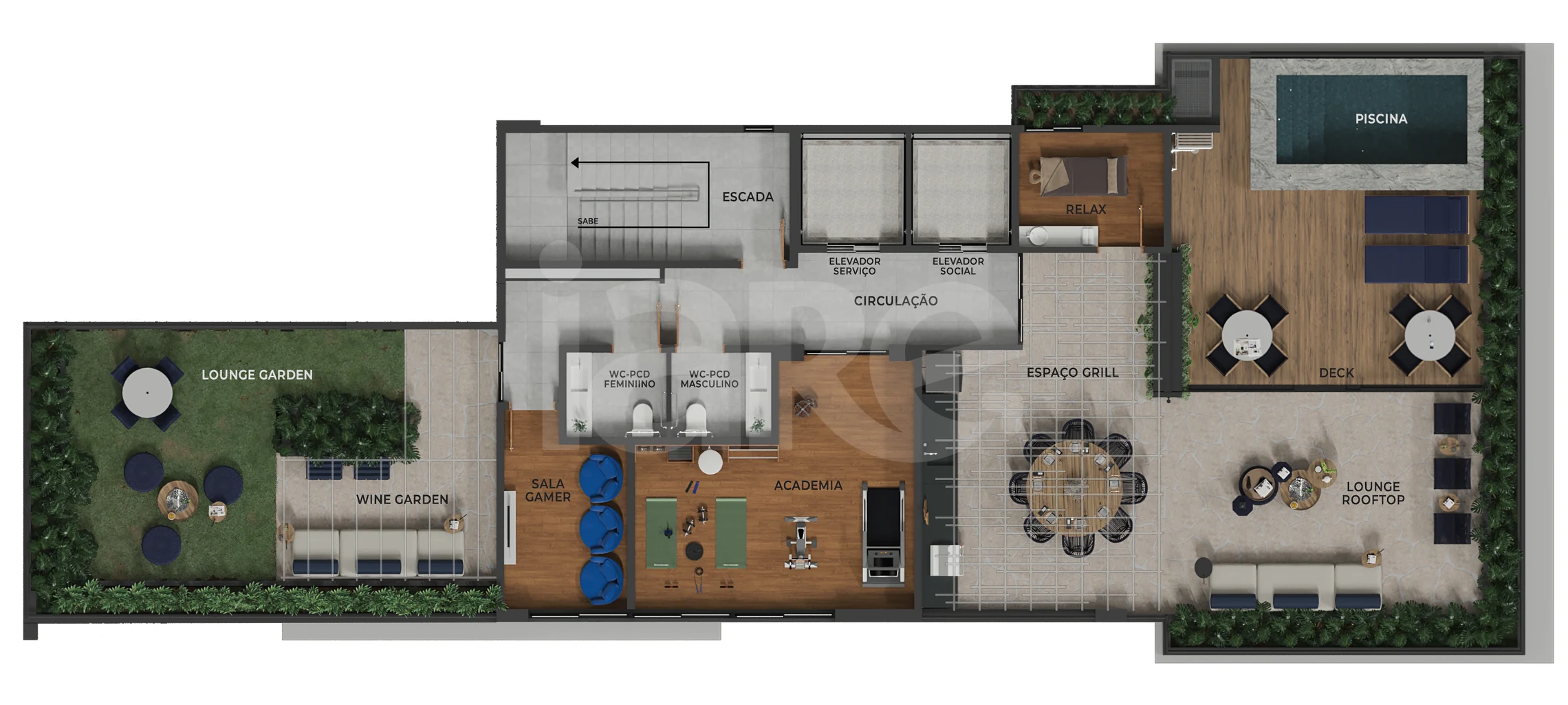 Park Raquel Residence - Apartamento com 56,81 m², em Parnamirim — foto 13