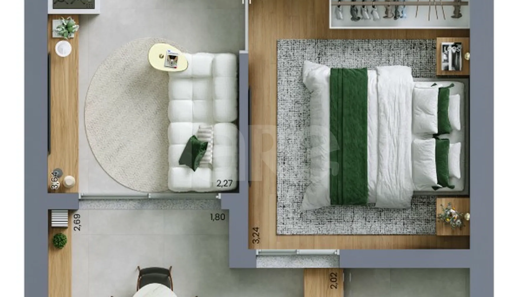 Planta — Garden 40,05 m²