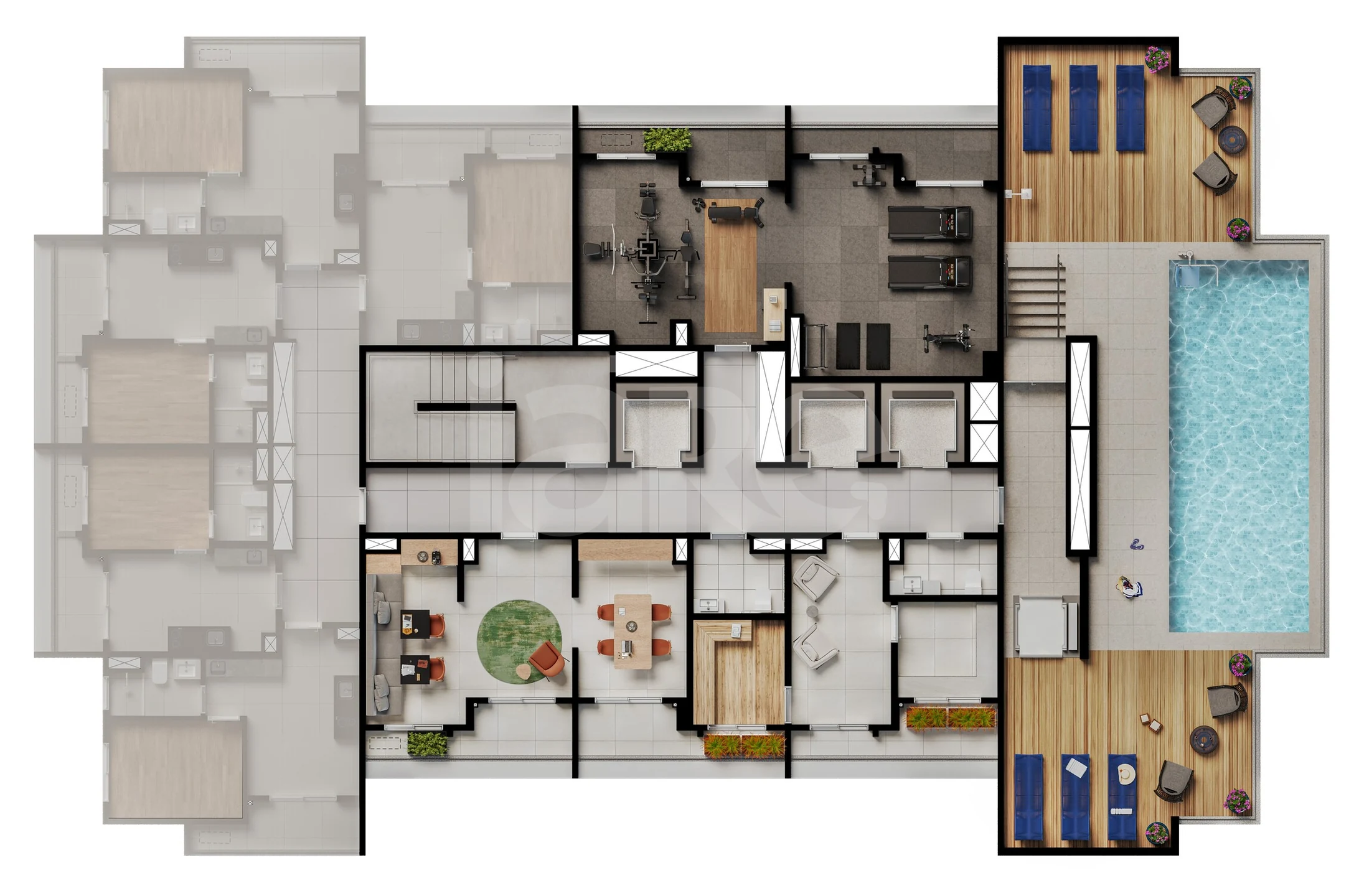 Planta — Pavimento 18