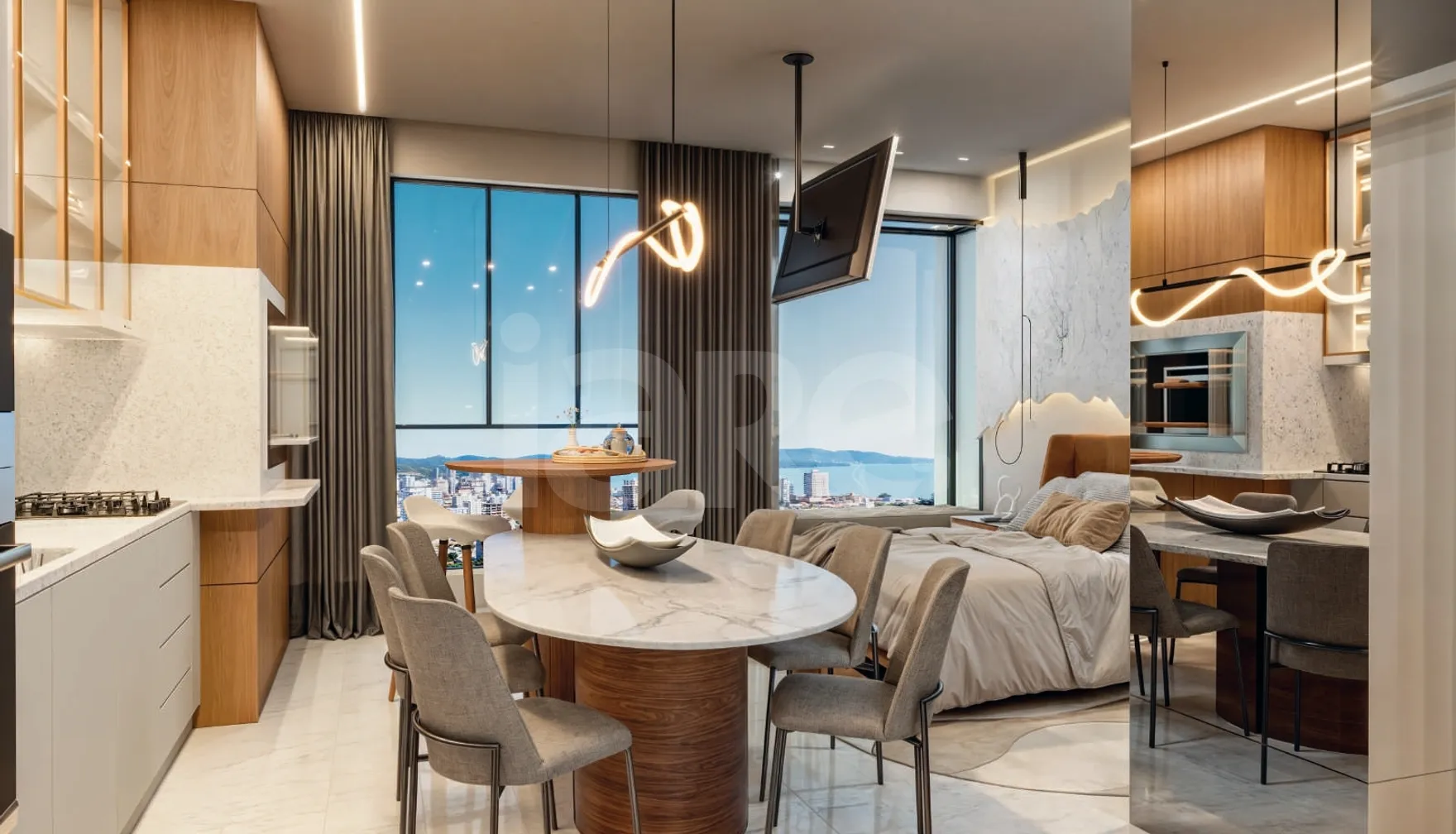 Bay Window Residence - Apartamento com 64,55 m², em Jardim Dourado — foto 3