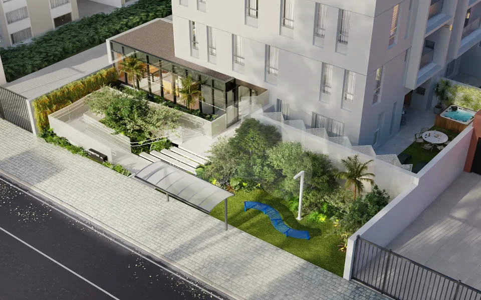 Cosmo Hype Living - Garden com 26,23 m², em Alto da Rua XV — foto 4