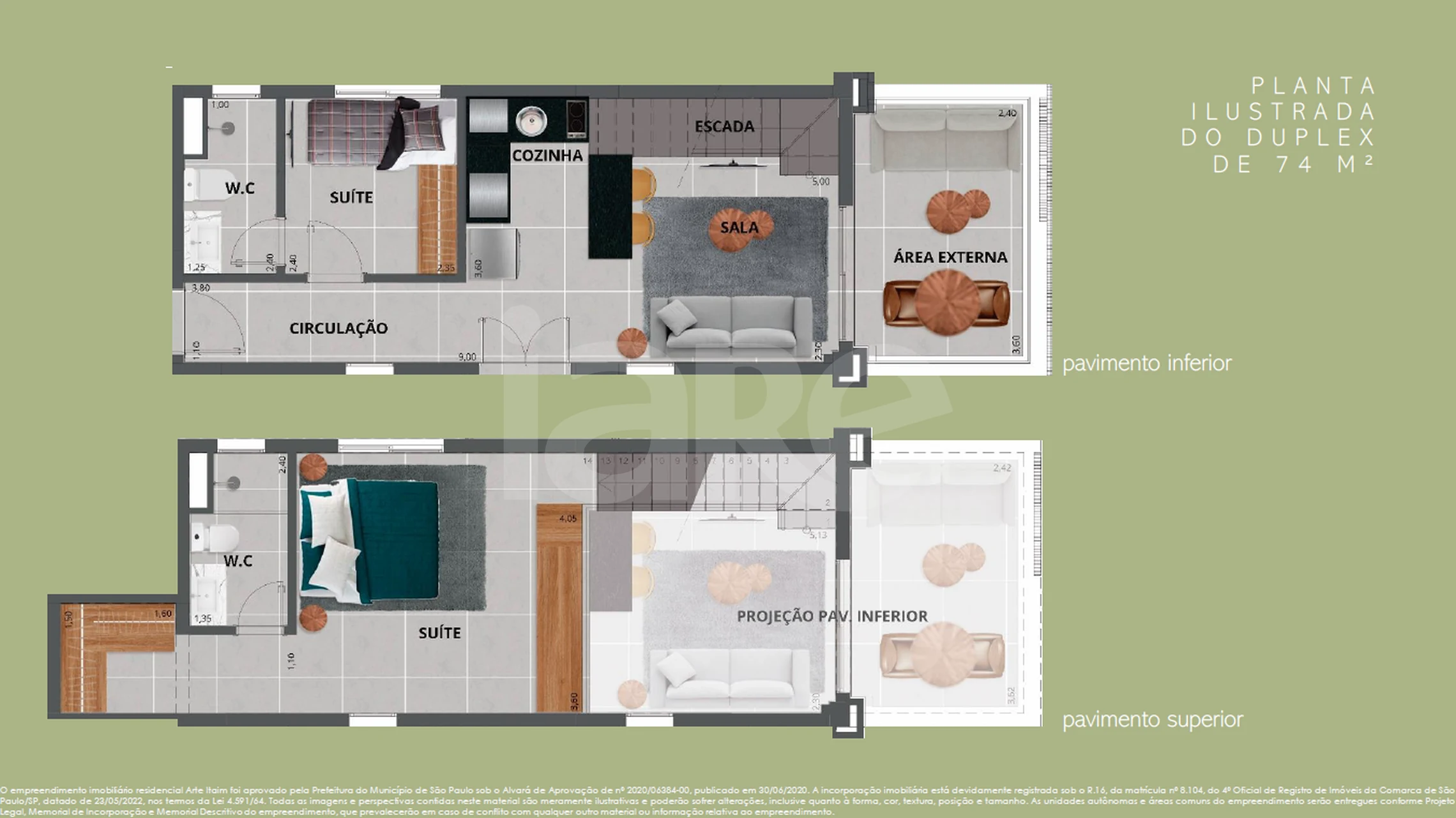 Planta — Garden 93 m²