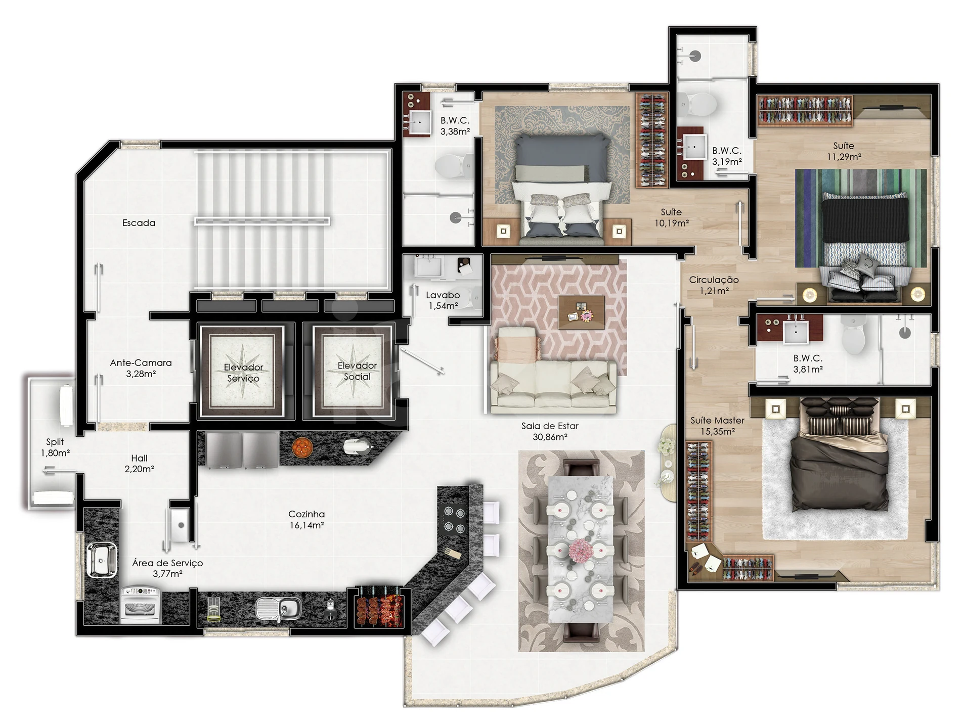 Planta — Garden 227 m²