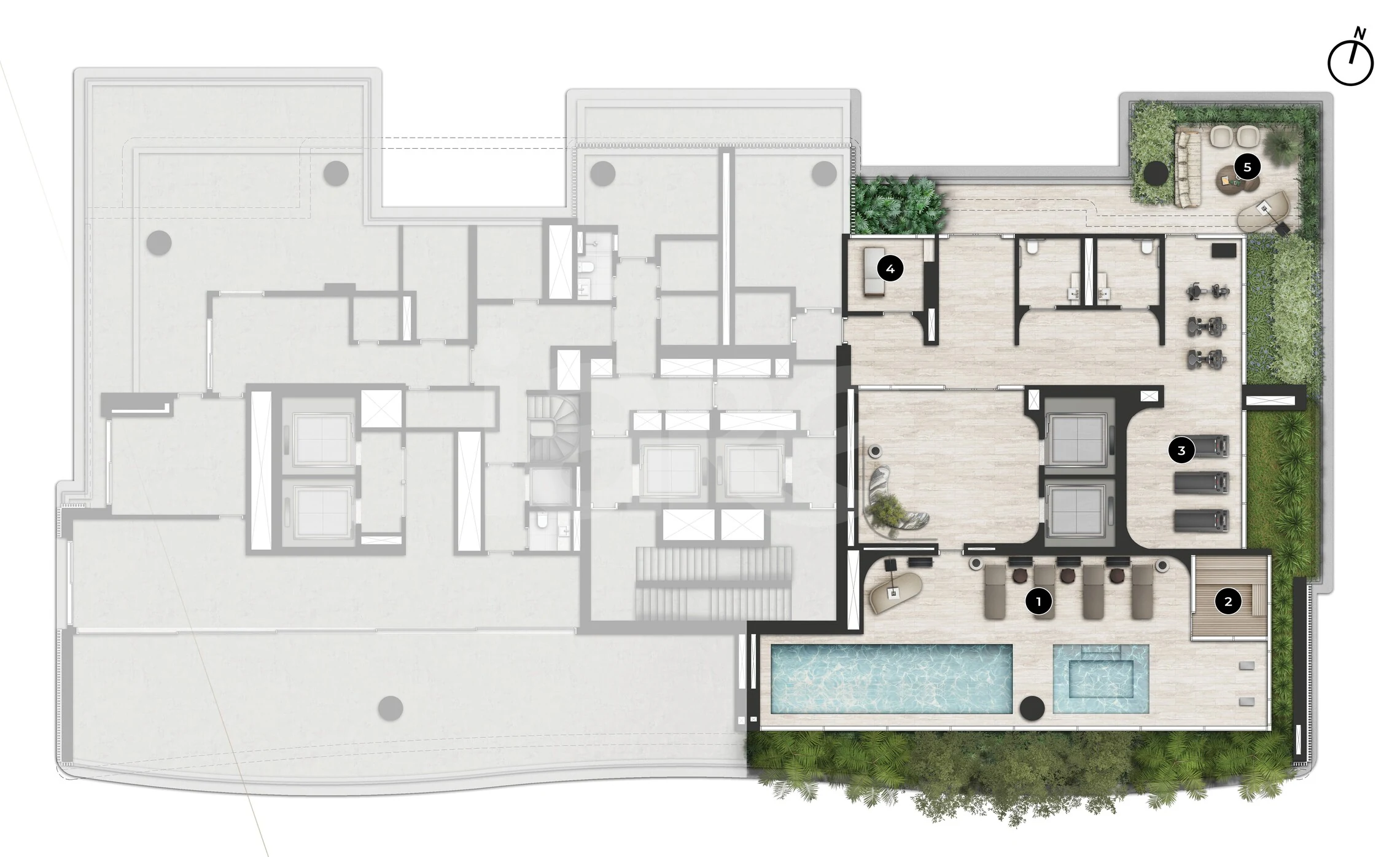 Planta — Pavimento 44