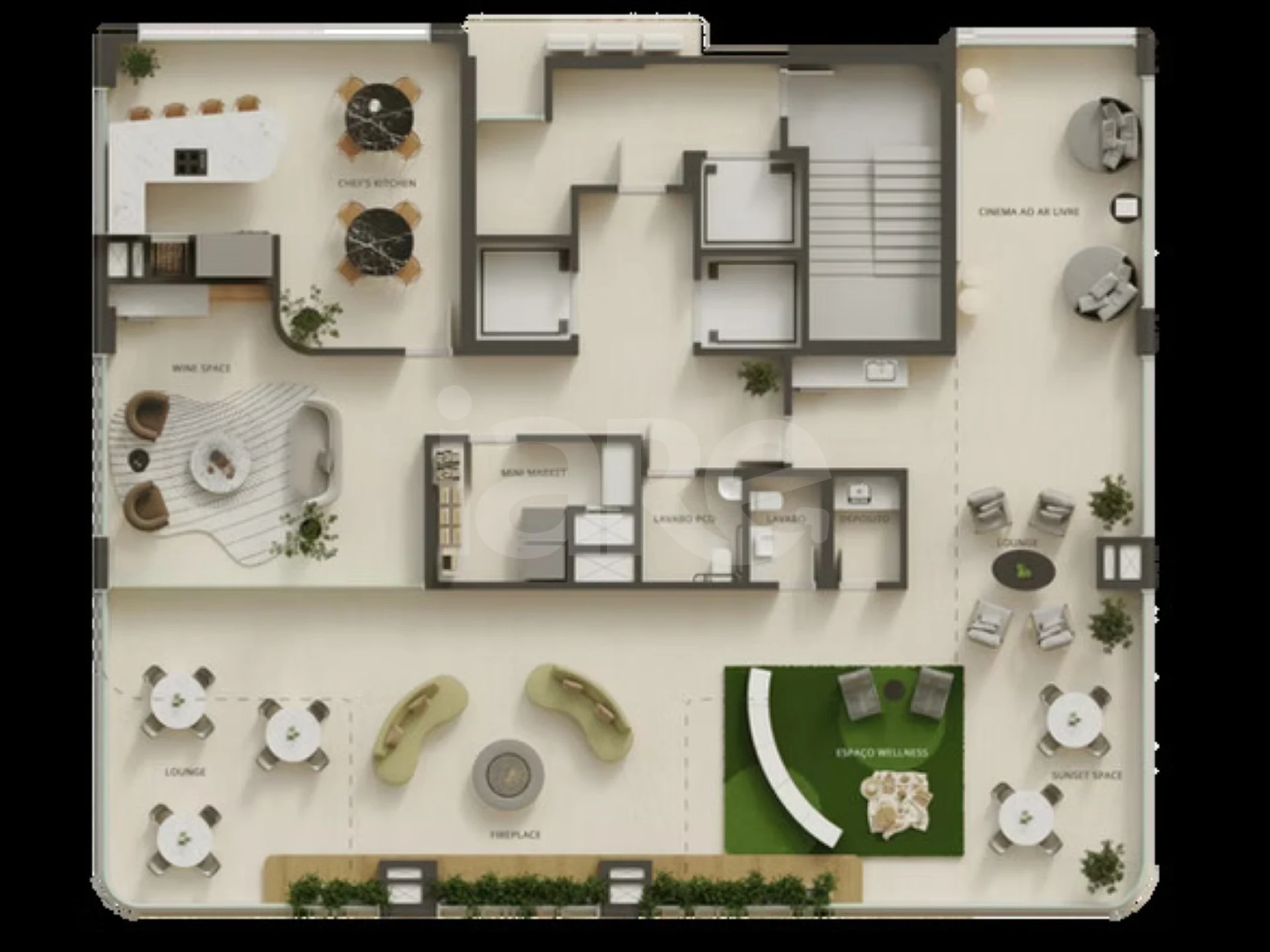 Planta — Pavimento lazer 02