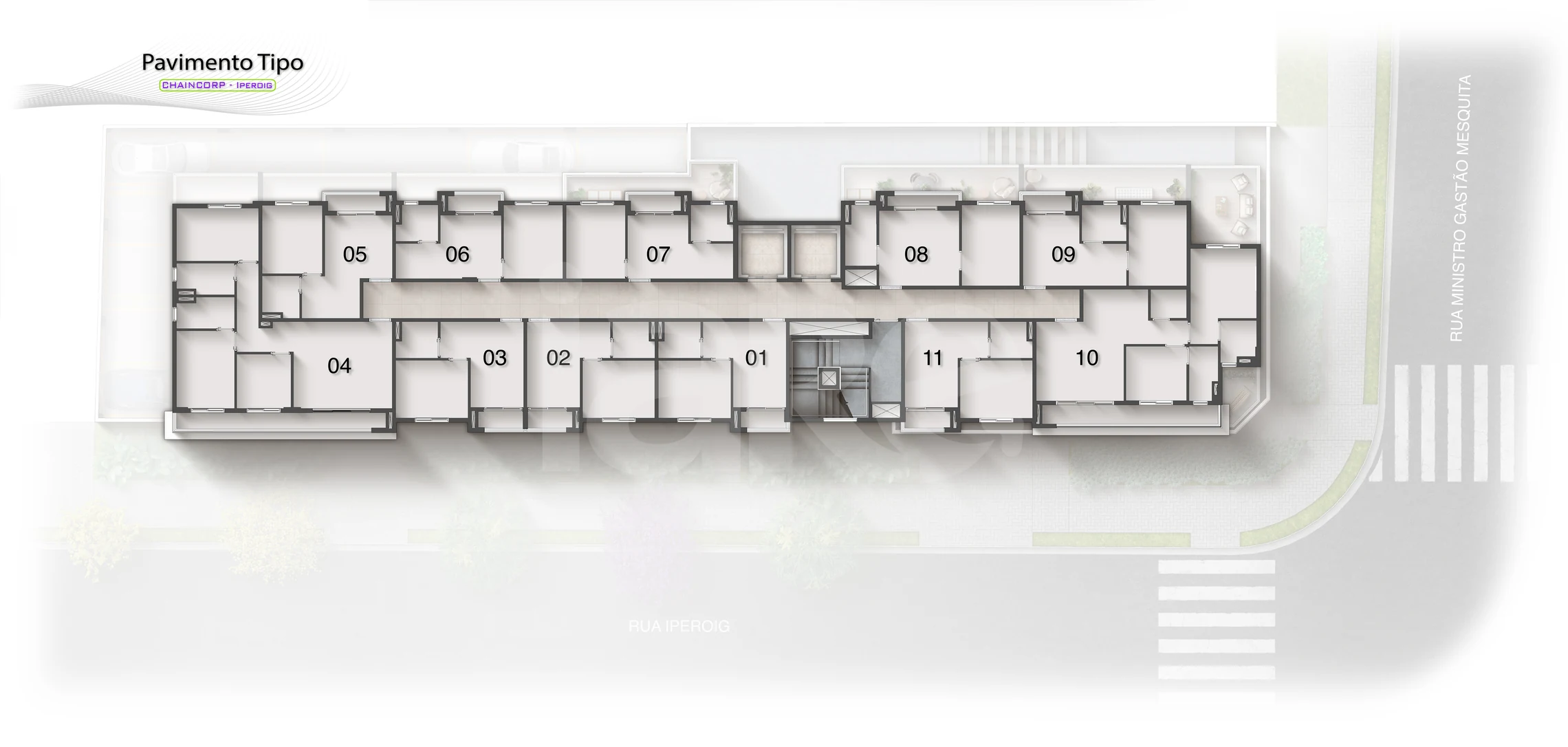 Planta — Implantacao_Pavimento_Tipo_Sem_Layout