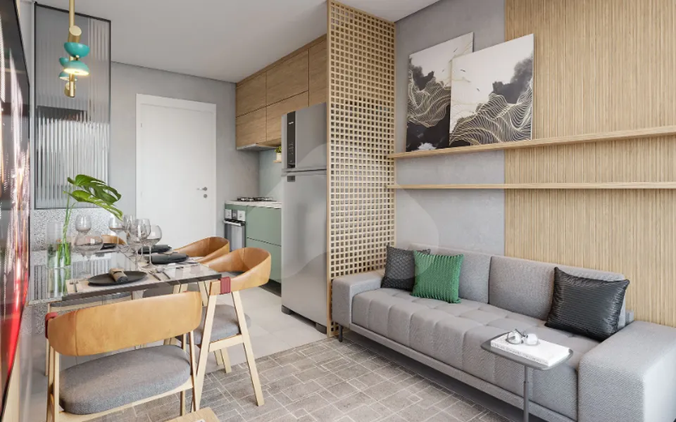 Mundo Park Aurora - Apartamento com 27,7 m², em Campo Grande — foto 3