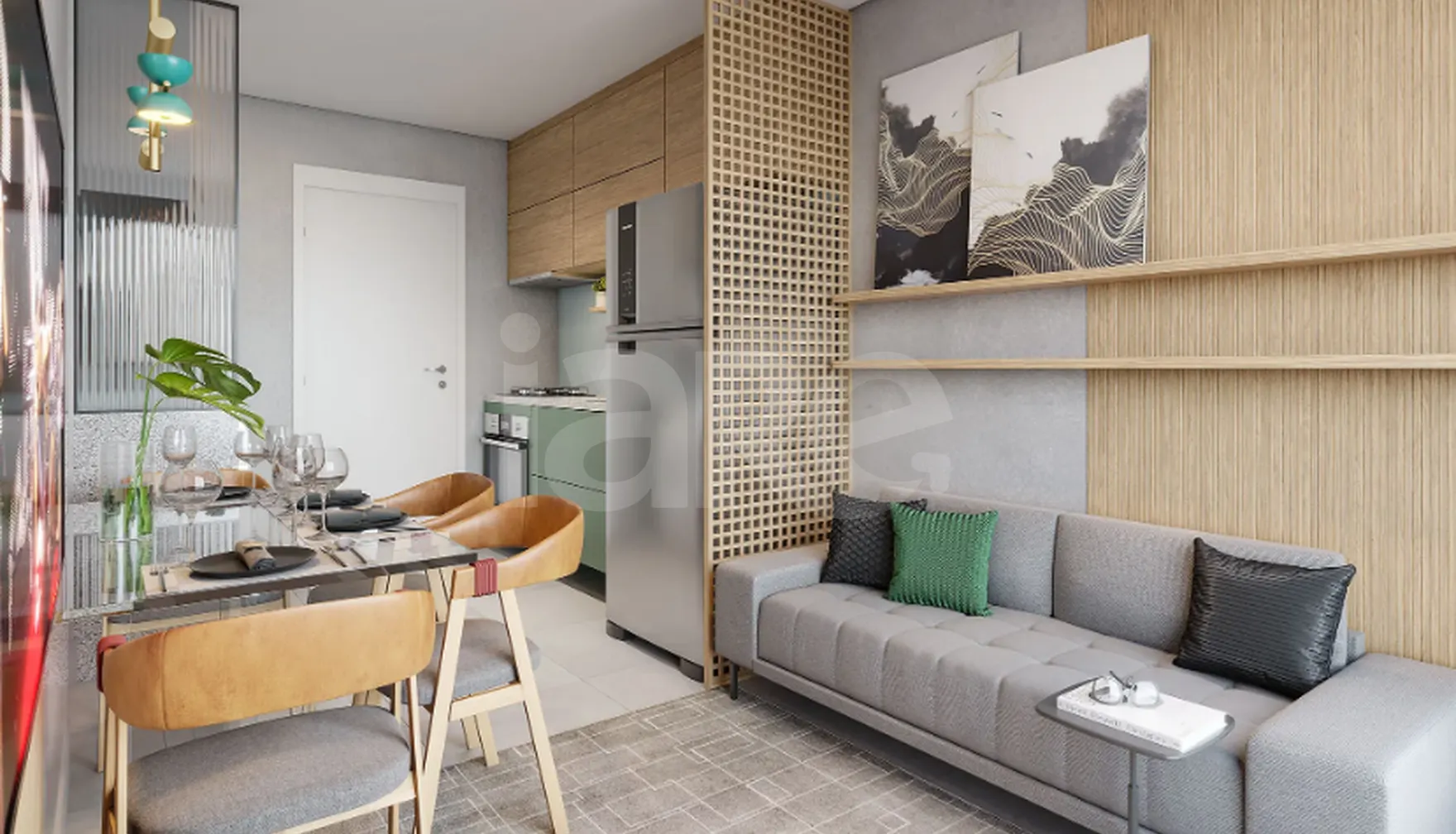 Mundo Park Aurora - Apartamento com 34,28 m², em Campo Grande — foto 3