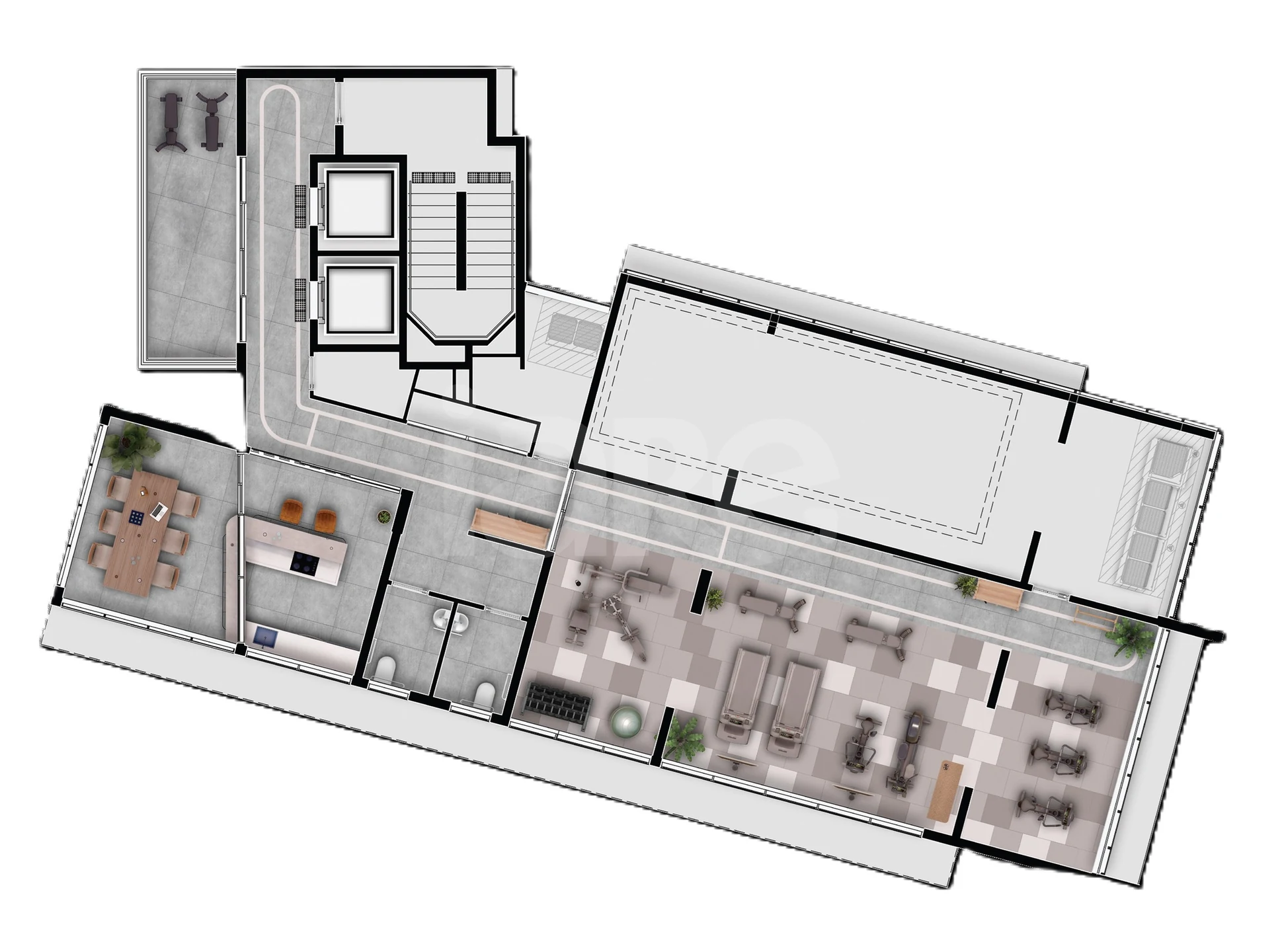 Planta — Pavimento 14