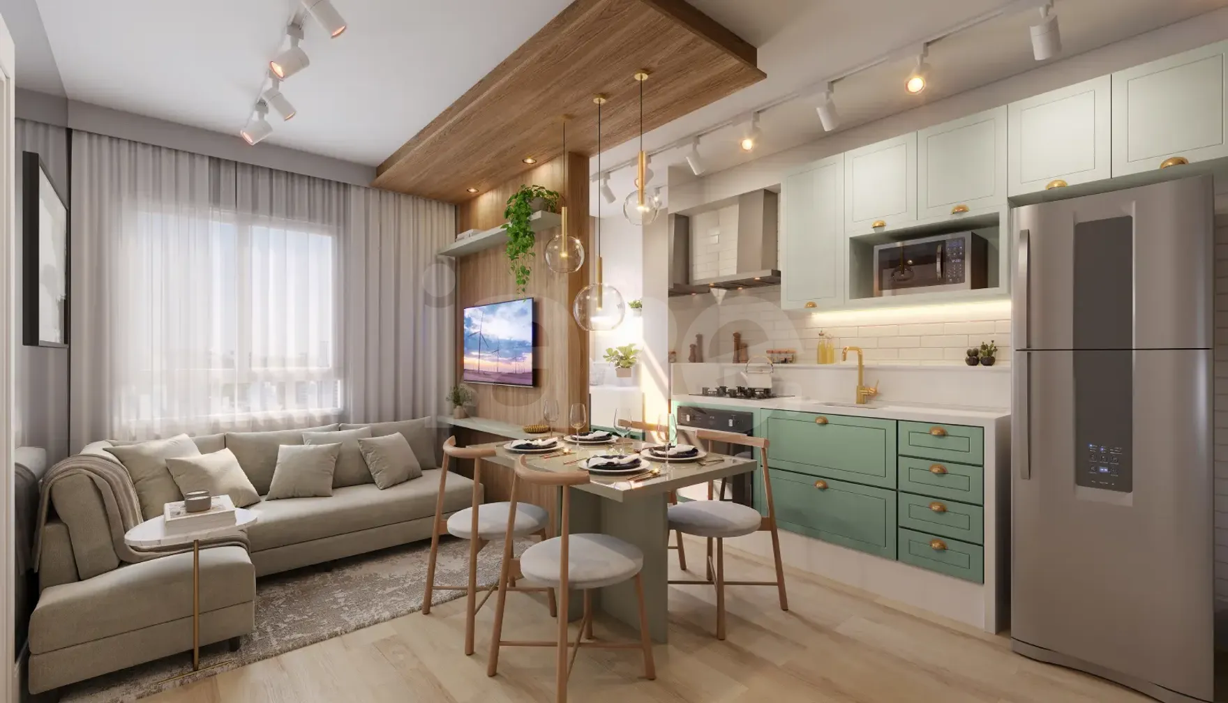 Pop Granja - Studio com 24,69 m², em Jardim Ana Estela — foto 2