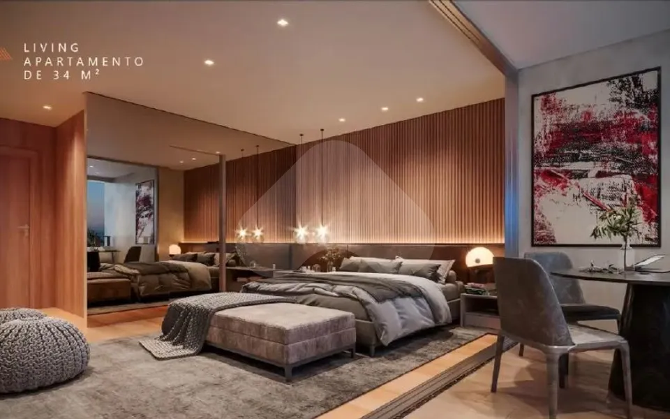 JK Square Residence - Studio com 34,29 m², em Itaim Bibi — foto 3