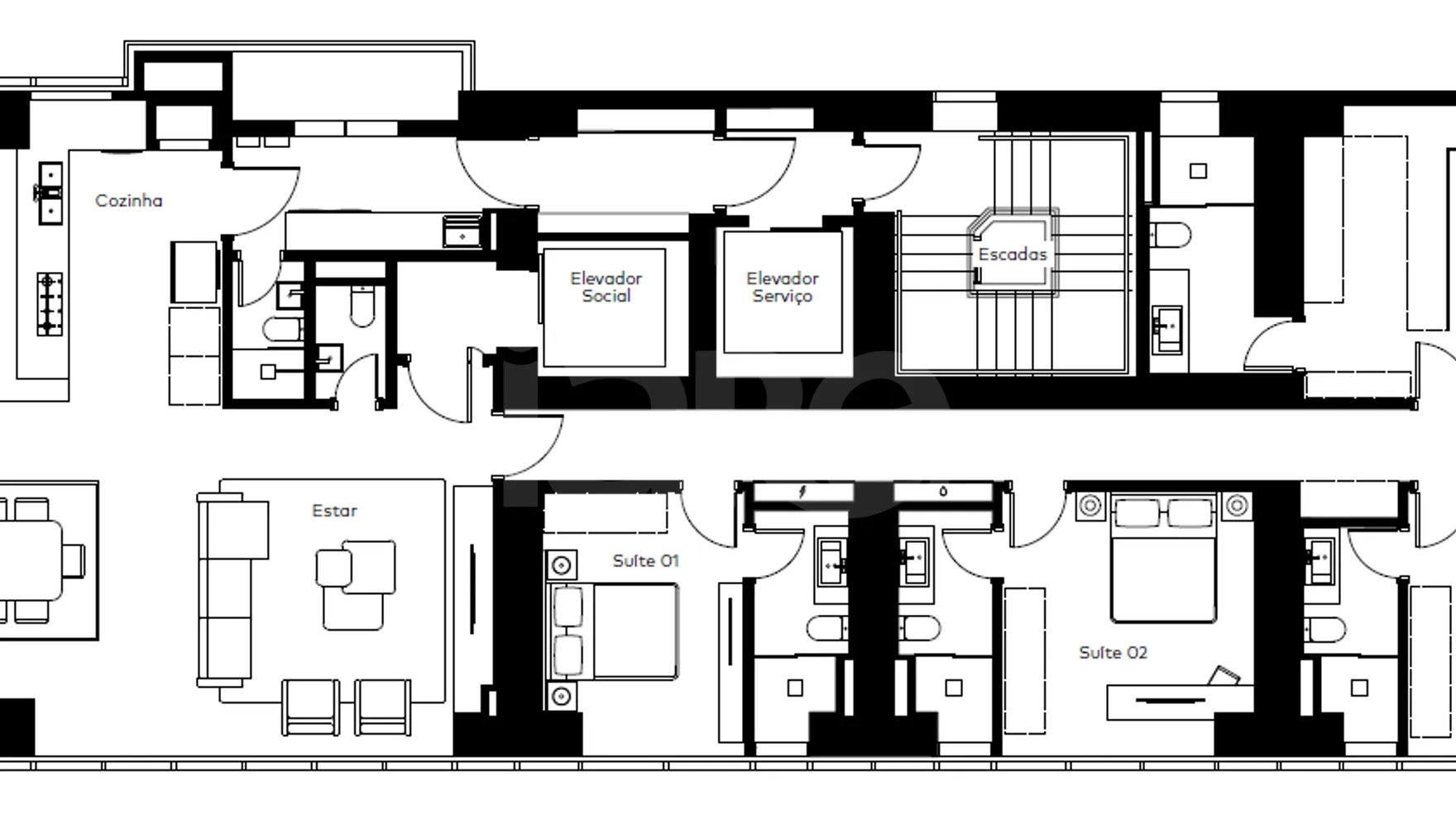 Planta — Apartamento 248,06 m²