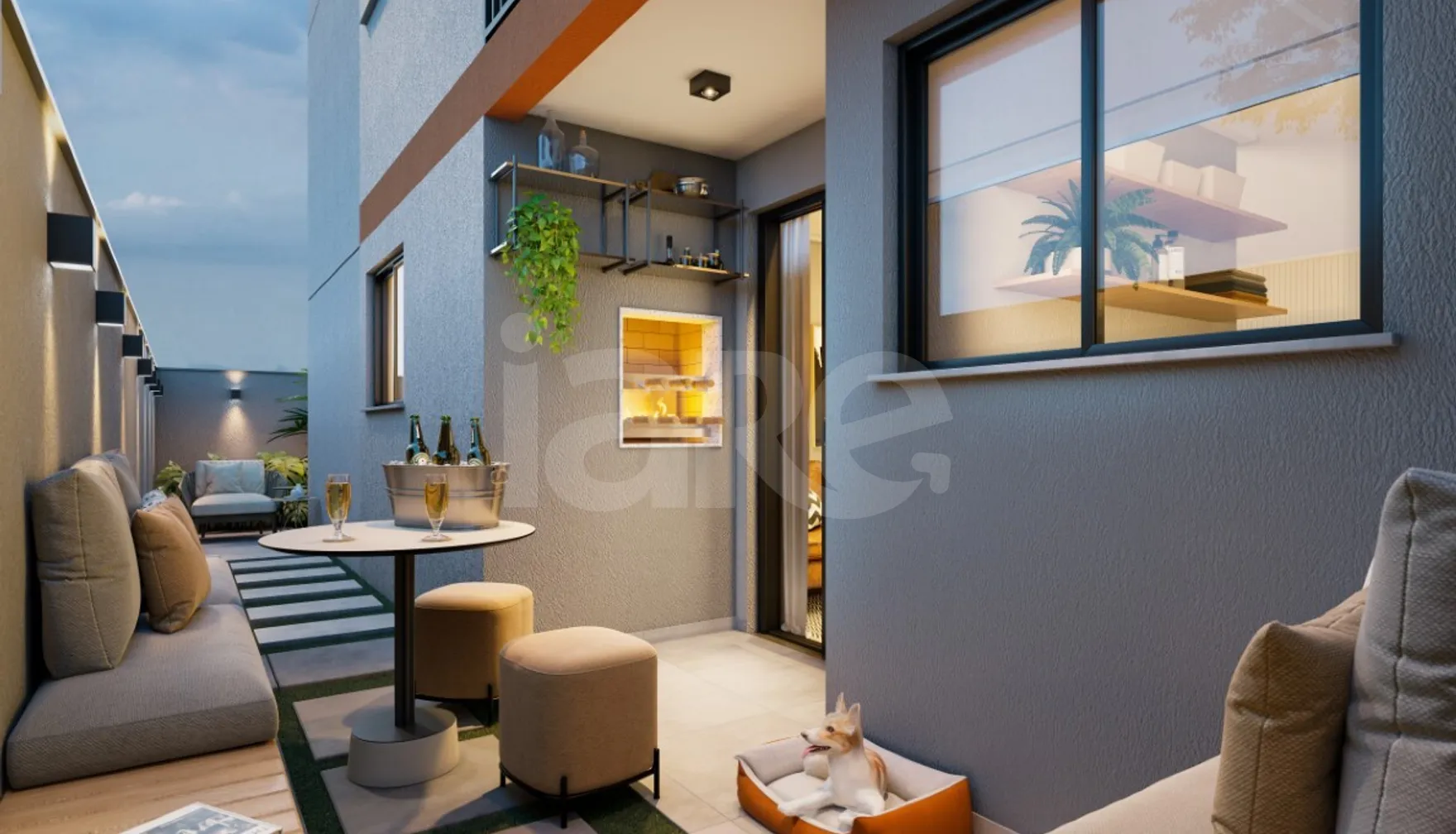 Meo Neoville - Garden com 66,8 m², em Cidade Industrial — foto 9