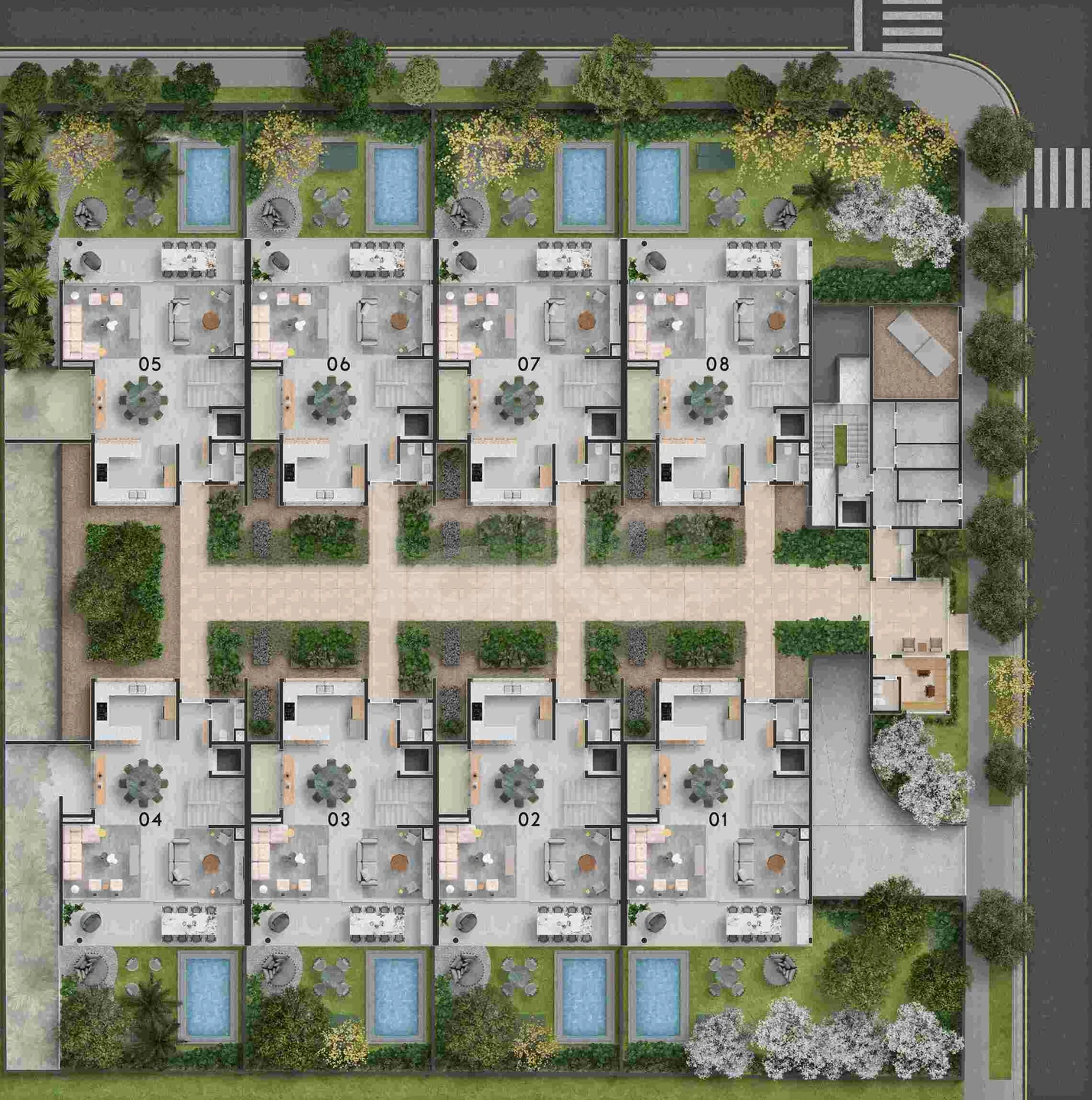 Planta — Implantação