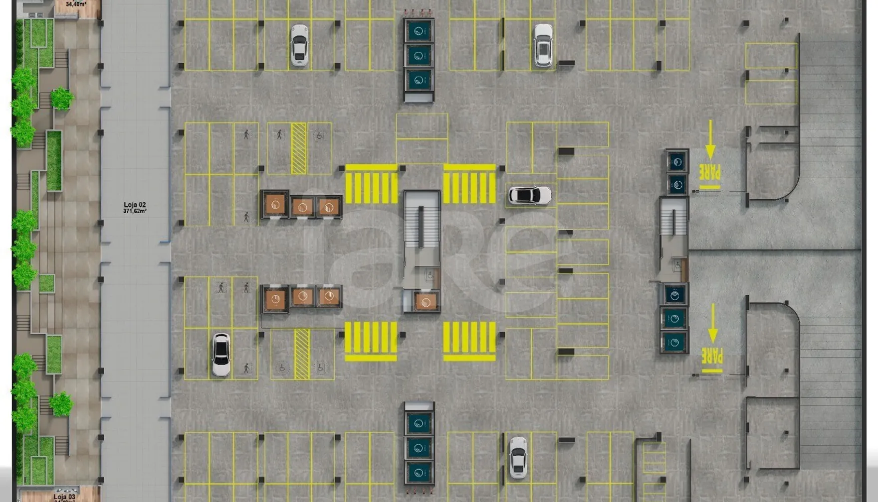 Planta — Pavimento subsolo