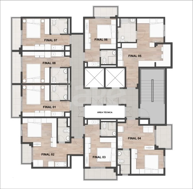 Planta — Pavimento 4