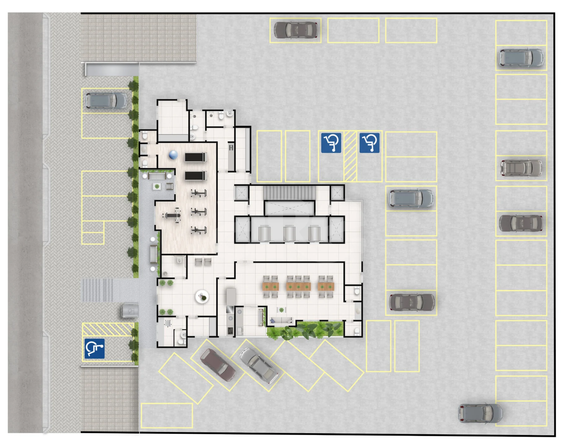Planta — Implantação