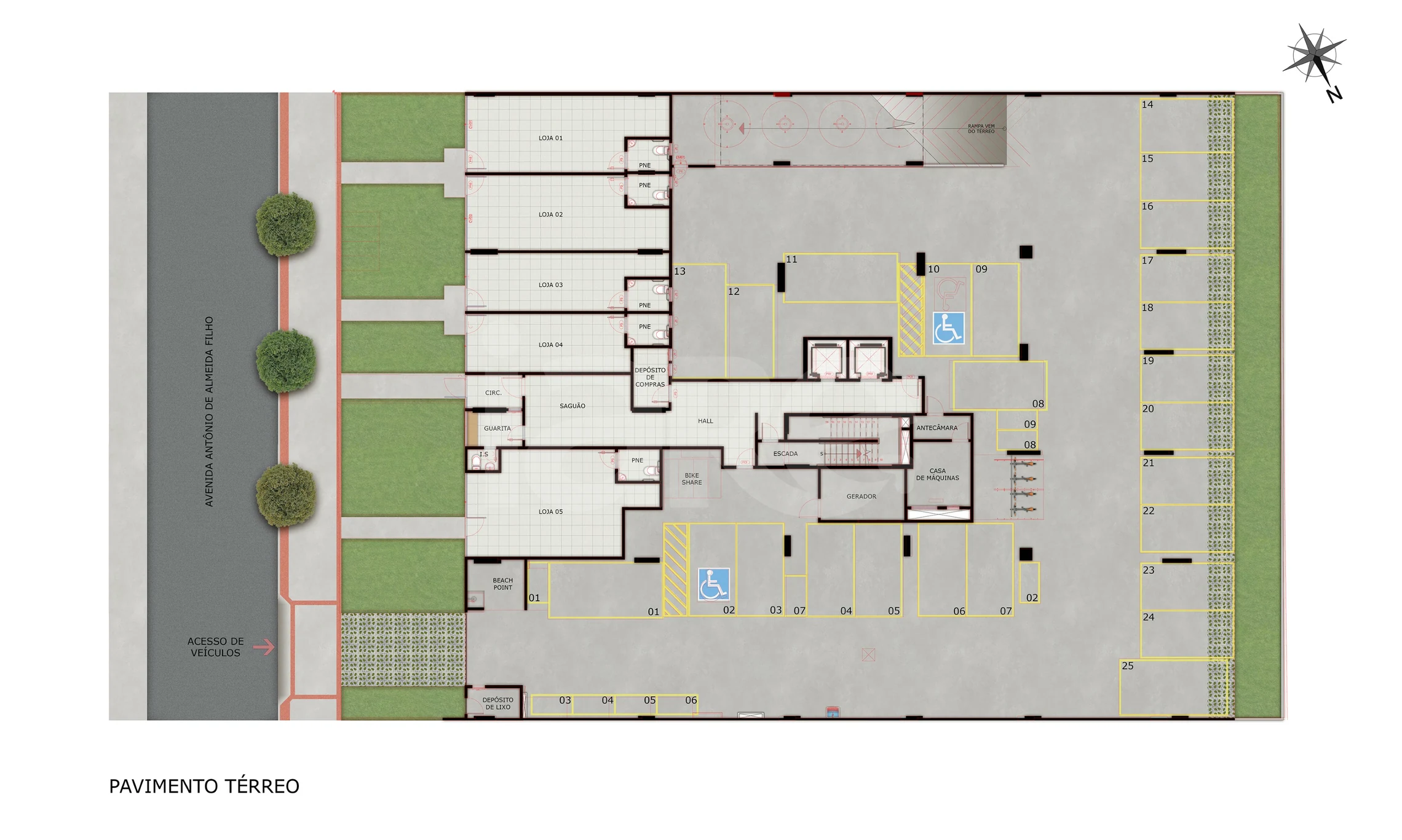 Planta — Pavimento térreo