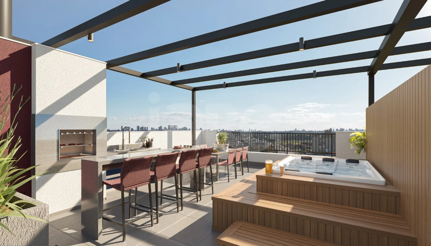 Jockey City Habitat - Apartamento com 53,13 m², em Estância Pinhais — foto 18