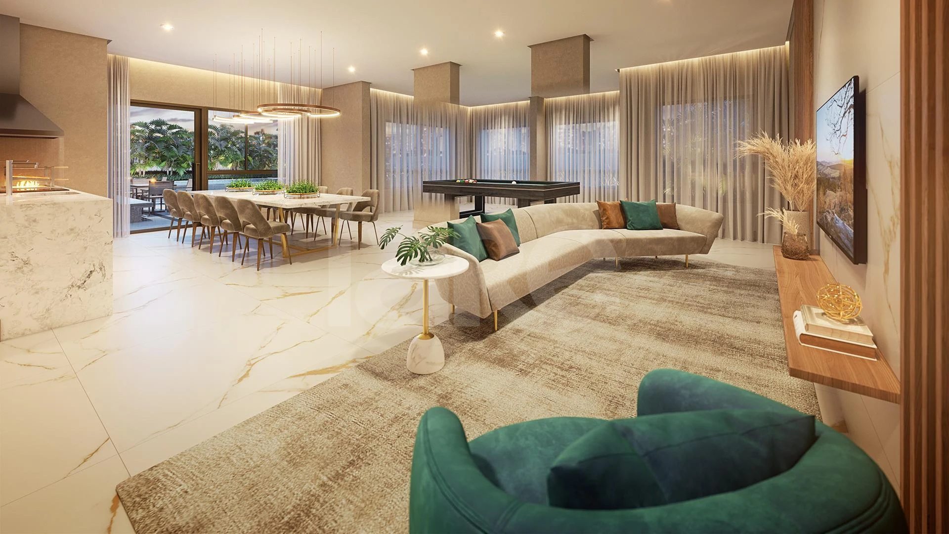 Living Grand Wish Jardim - Apartamento com 90,18 m², em Jardim — foto 5