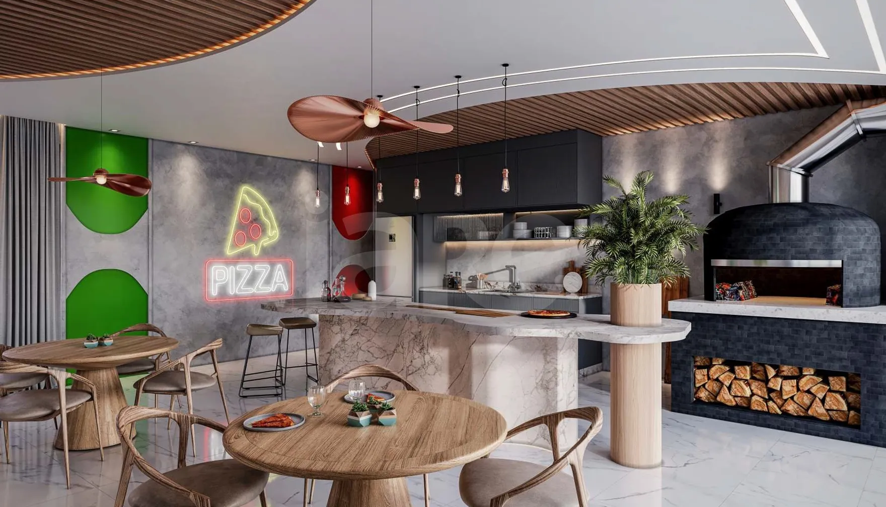Mount Hérmon Home Club - Apartamento com 85,65 m², em Balneário Perequê — foto 14