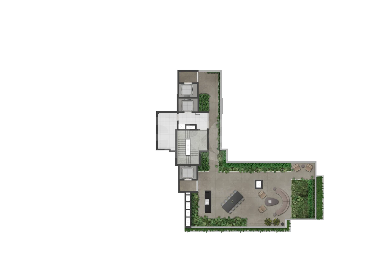 Planta — Pavimento terraço 2