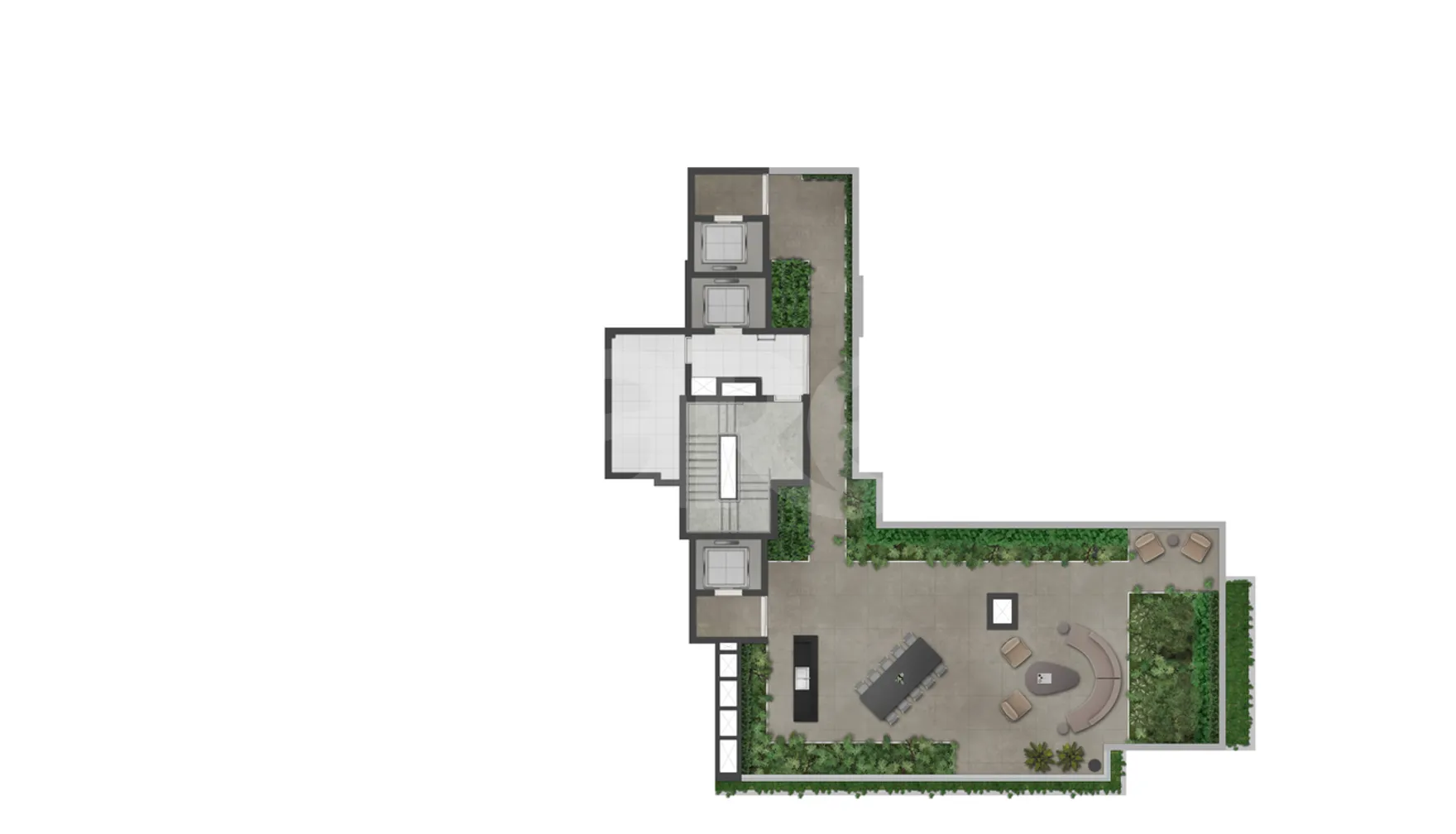 Planta — Pavimento terraço 2