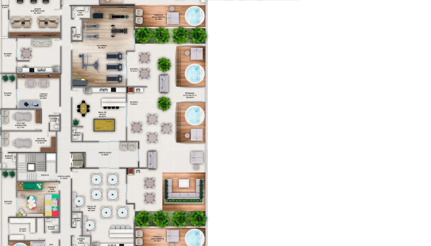 Planta — Pavimento 3