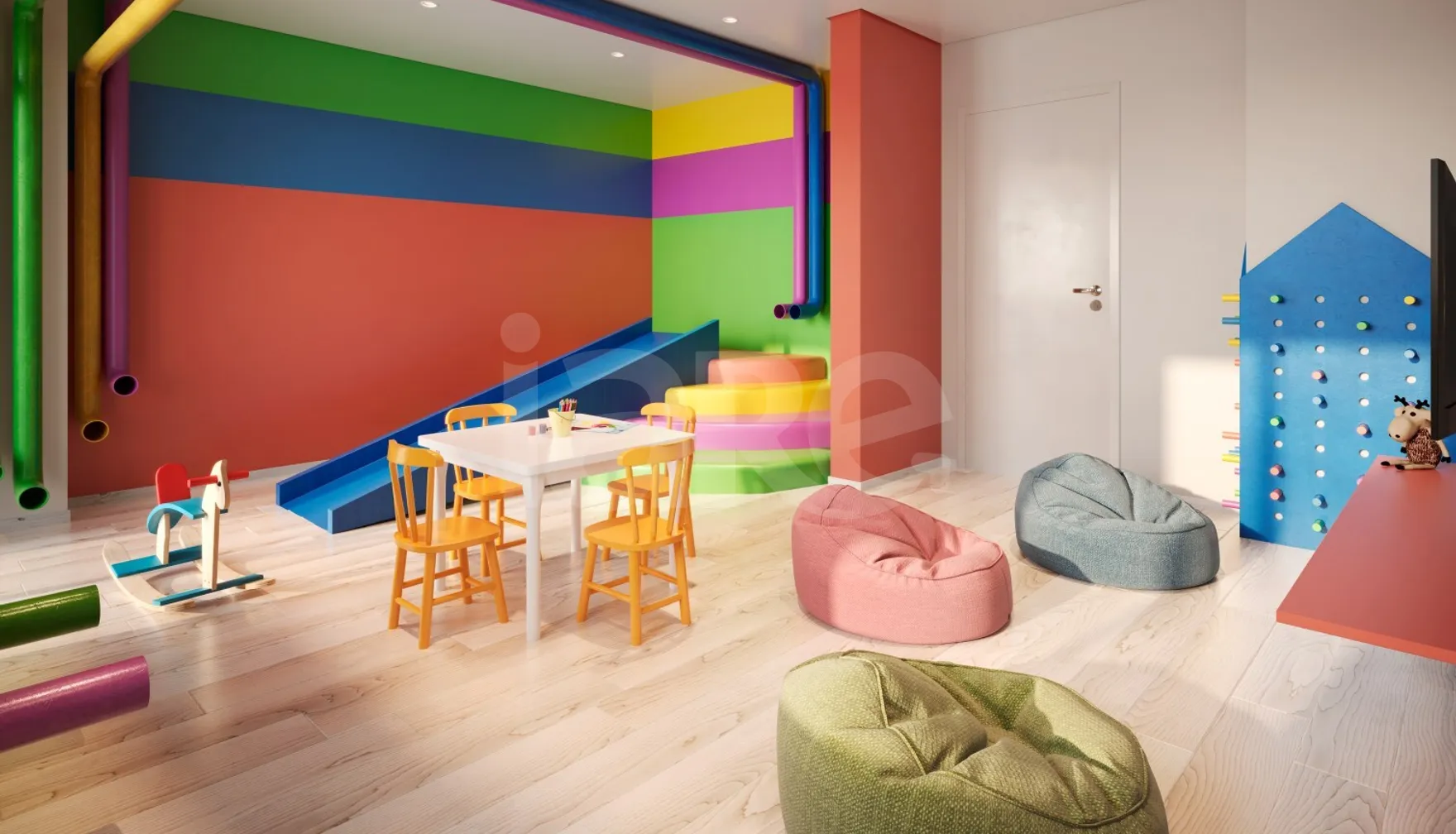 Átrio - Apartamento com 38 m², em Freguesia do Ó — foto 4