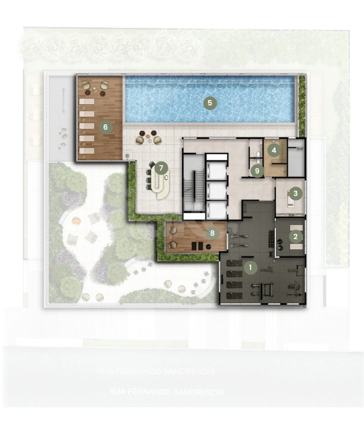 Planta — Pavimento rooftop