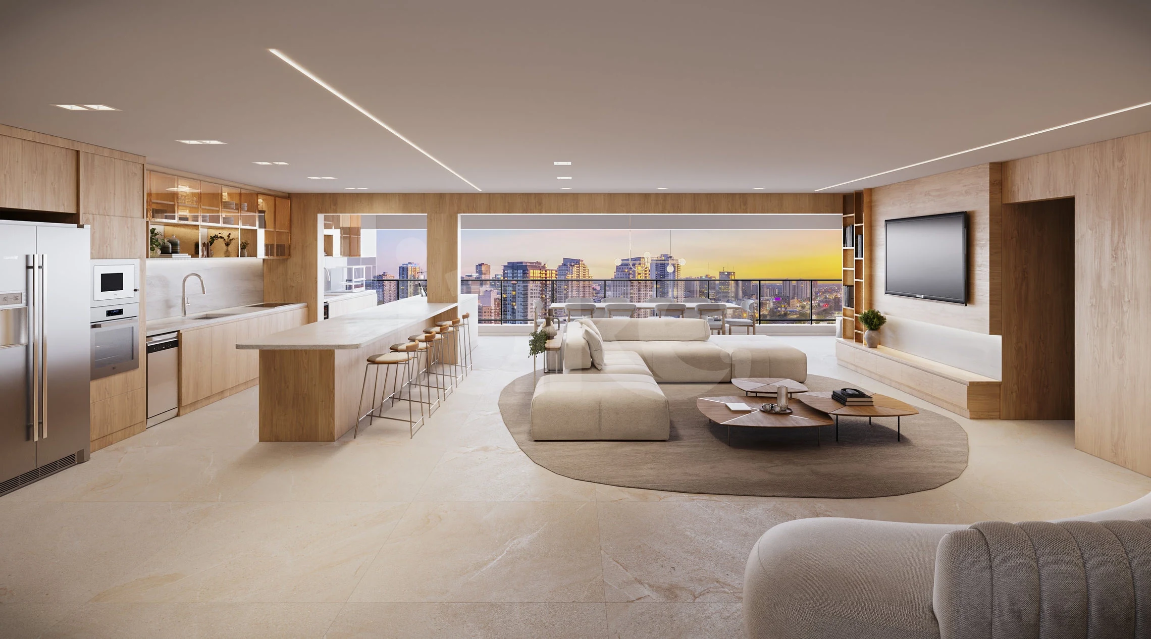 Marco Zero One - Apartamento com 202 m², em Jardim do Mar — foto 2