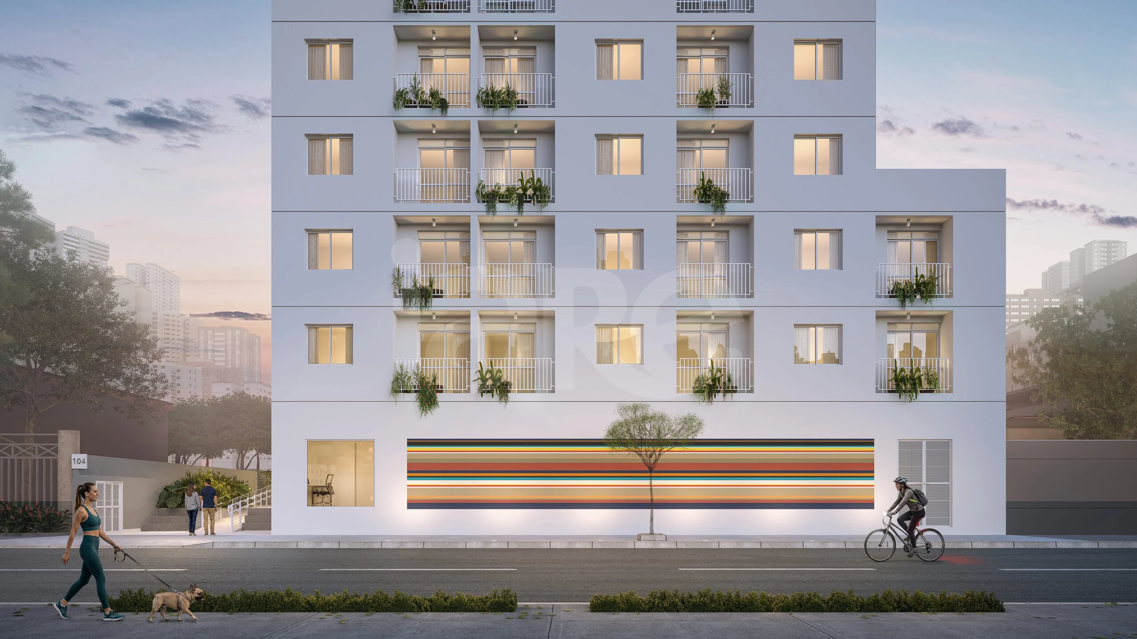 Bem Viver Praça Fortunato - Apartamento com 25,39 m², em Vila Buarque — foto 3
