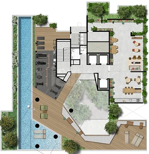 Planta — Pavimento 4